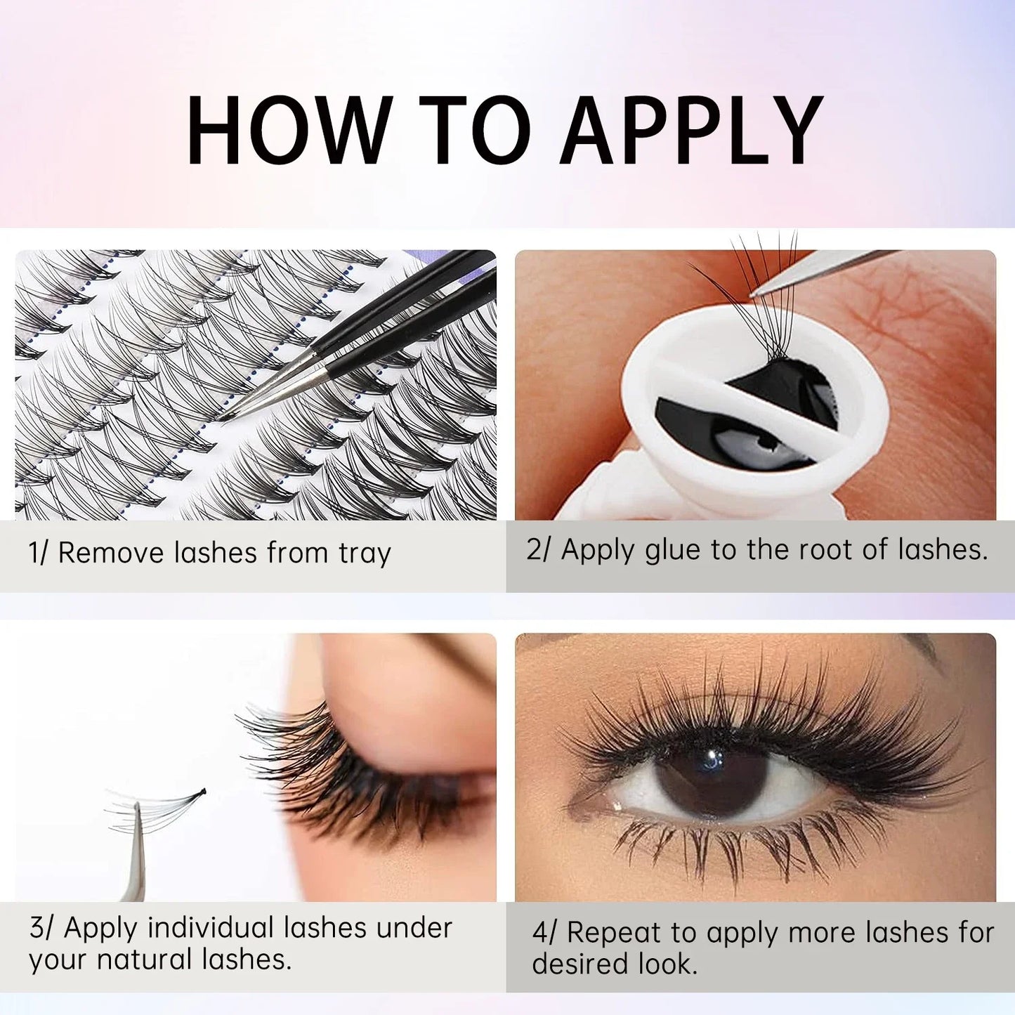 DIY Lash Clusters -LashVana Glow