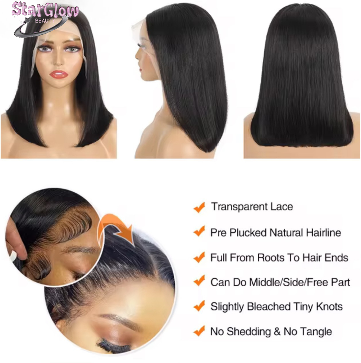 Bob Lace Front Wig Human Hair